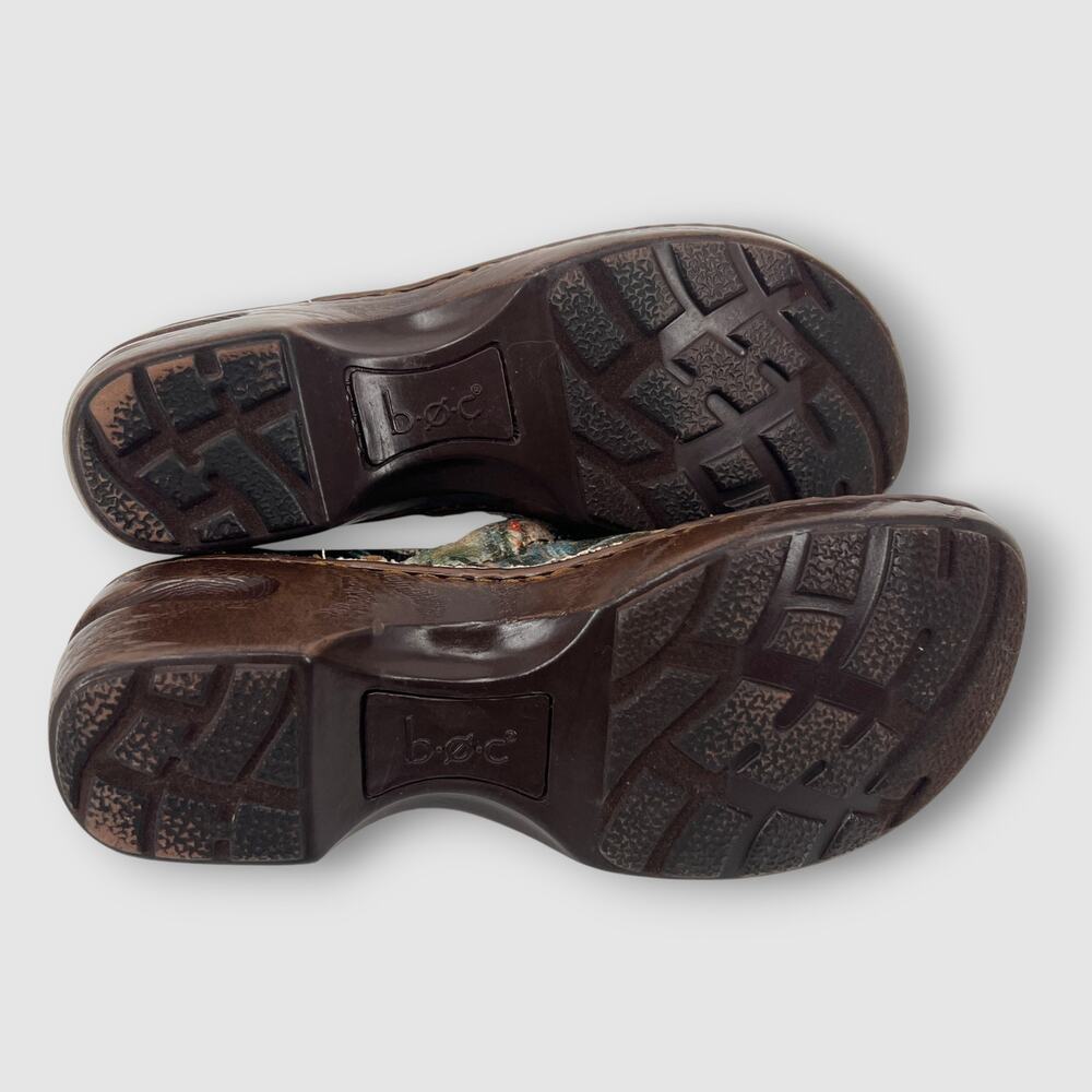 b.o.c. by Born Floral Clogs Women’s Size 7/38 Slip-On Comfort Shoes - Picture 7 of 9